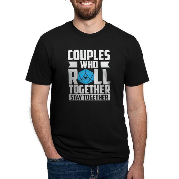 CafePress - Couples Who Roll Together, Stay Together V T Shirt - Mens Tri-blend T-Shirt