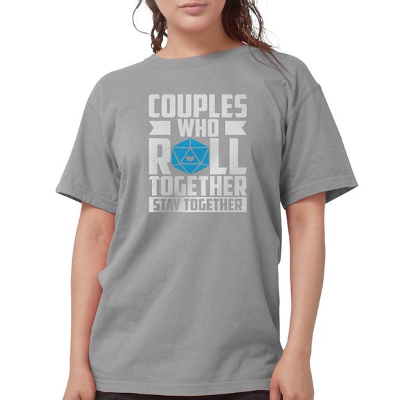 CafePress - Couples Who Roll Together, Stay Together V T Shirt - Womens Comfort Colors® Shirt