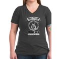 thumbnail image 1 of CafePress - Courage And German Shepherd T Shirt T Shirt - Women's V-Neck Dark T-Shirt, 1 of 1