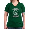 thumbnail image 1 of CafePress - Courage And German Shepherd T Shirt T Shirt - Women's V-Neck Dark T-Shirt, 1 of 1