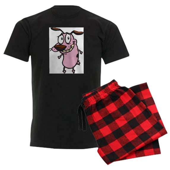 CafePress - Courage Pajamas - Men's Dark Loose Fit Cotton Pajama Set
