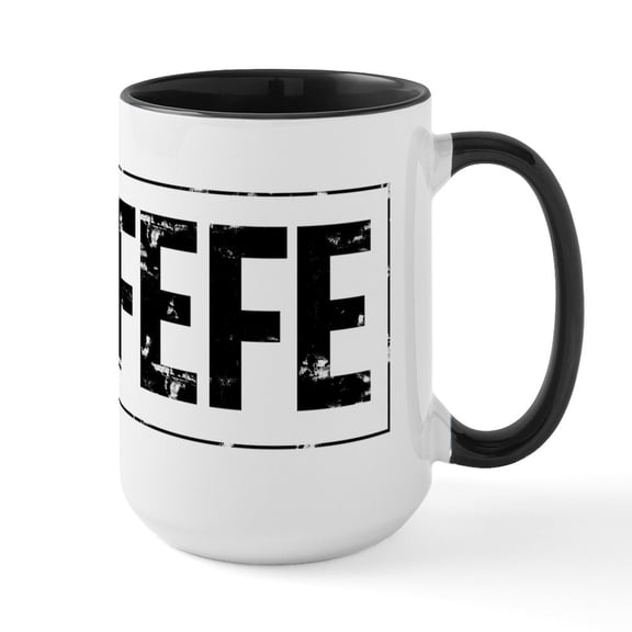 CafePress - Covfefe - 15 oz Ceramic Large White Novelty Mug