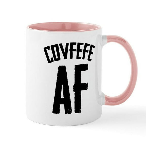 CafePress - Covfefe AF - 11 oz Ceramic Mug - Novelty Coffee Tea Cup