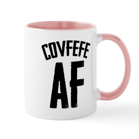 CafePress - Covfefe AF - 11 oz Ceramic Mug - Novelty Coffee Tea Cup
