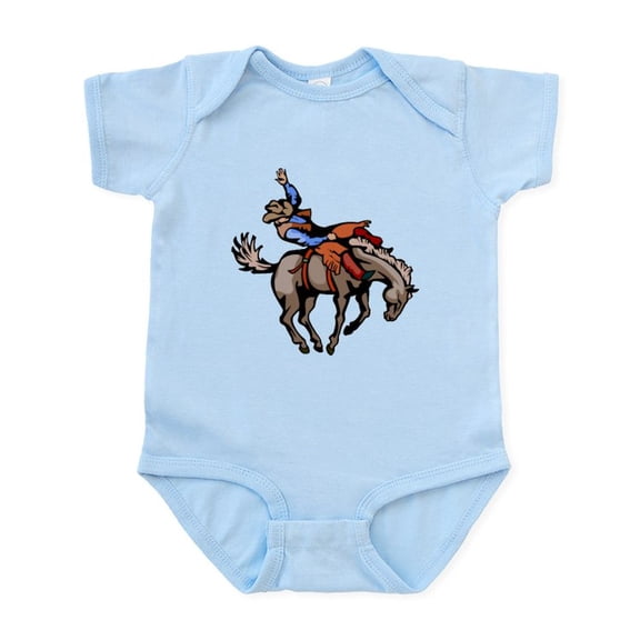 CafePress - Cowboy Infant Bodysuit - Baby Light Bodysuit, Size Newborn - 24 Months
