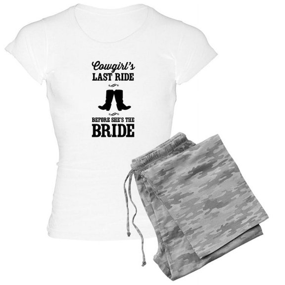 CafePress - Cowgirls Last Ride, Before Shes The Bride Pajamas - Women's Light Pajamas