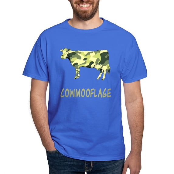 CafePress - Cowmooflage Dark T Shirt - Men's Classic Graphic Cotton T-Shirt