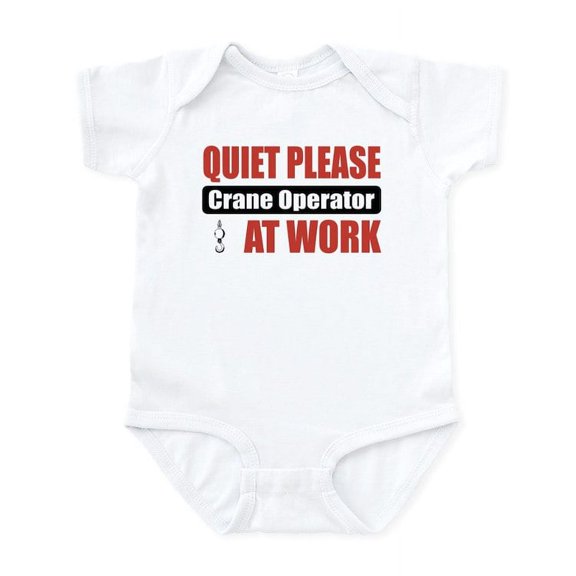 CafePress - Crane Operator Work Infant Bodysuit - Baby Light Bodysuit, Size Newborn - 24 Months