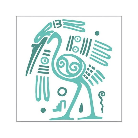 CafePress - Crane301trans Square Sticker 3 X 3 - Square Sticker 3" x 3"