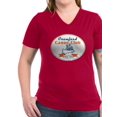 thumbnail image 1 of CafePress - Cranford Canoe Club Women's V Neck Dark T Shirt - Women's V-Neck Dark T-Shirt, 1 of 1
