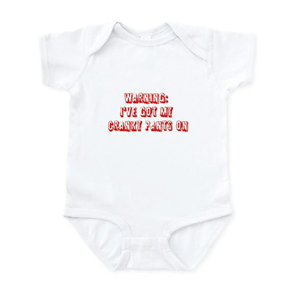 CafePress - Cranky Pants Onesie - Baby Light Bodysuit, Size Newborn - 24 Months