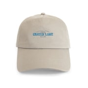 CafePress - Crater Lake National Park OR Cap - Adjustable 100% Brushed Unisex Casual Cotton Baseball Cap, Beige, 1