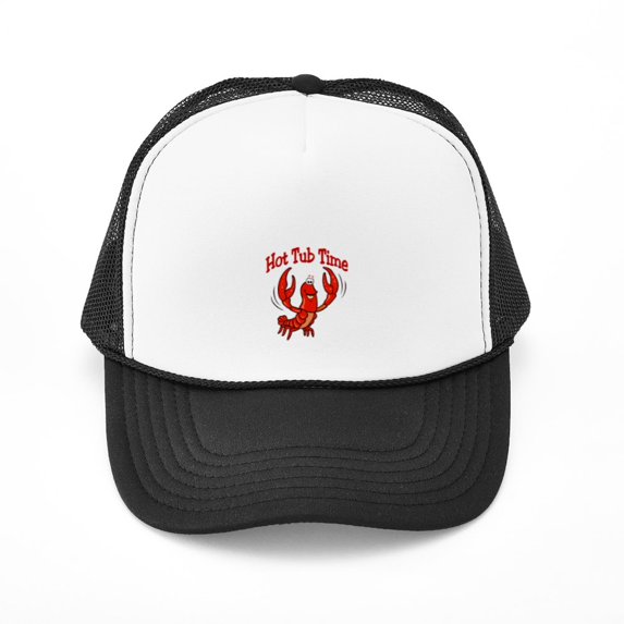 CafePress - Crawfish Hot Tub - Adjustable Unisex Printed Trucker Hat with Mesh Back