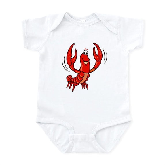 CafePress - Crawfish Infant Bodysuit - Baby Light Bodysuit, Size Newborn - 24 Months