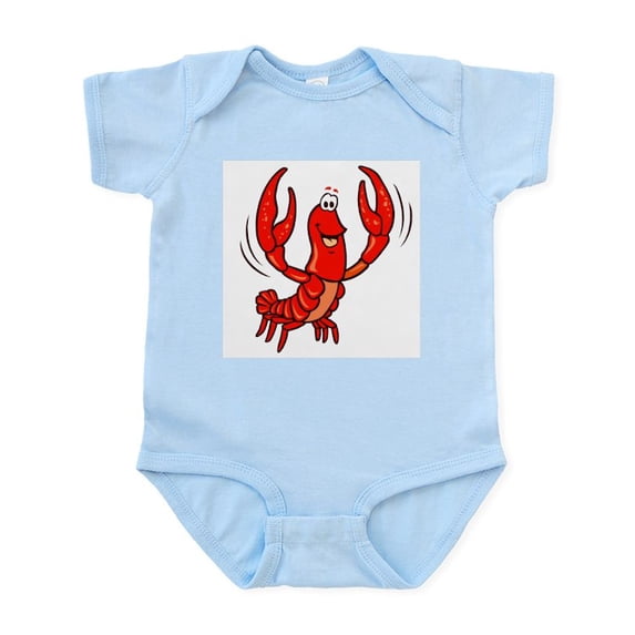 CafePress - Crawfish Infant Bodysuit - Baby Light Bodysuit, Size Newborn - 24 Months
