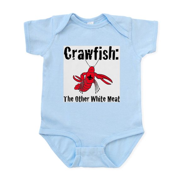 CafePress - Crawfish, The Other White Meat Infant Bodysuit - Baby Light Bodysuit, Size Newborn - 24 Months