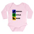 thumbnail image 1 of CafePress - Crawl Walk Bike Body Suit - Long Sleeve Cotton Baby Bodysuit, 1 of 4