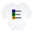 thumbnail image 1 of CafePress - Crawl Walk Board Body Suit - Long Sleeve Cotton Baby Bodysuit, 1 of 4