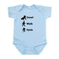 thumbnail image 1 of CafePress - Crawl Walk Cycle Body Suit - Baby Light Bodysuit, Size Newborn - 24 Months, 1 of 4