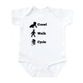 thumbnail image 1 of CafePress - Crawl Walk Cycle Body Suit - Baby Light Bodysuit, Size Newborn - 24 Months, 1 of 4