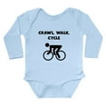 thumbnail image 1 of CafePress - Crawl Walk Cycle Body Suit - Long Sleeve Cotton Baby Bodysuit, 1 of 4