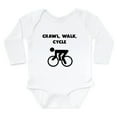 thumbnail image 1 of CafePress - Crawl Walk Cycle Body Suit - Long Sleeve Cotton Baby Bodysuit, 1 of 4
