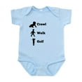 thumbnail image 1 of CafePress - Crawl Walk Golf Body Suit - Baby Light Bodysuit, Size Newborn - 24 Months, 1 of 4