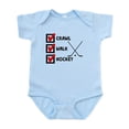 thumbnail image 1 of CafePress - Crawl Walk Hockey Body Suit - Baby Light Bodysuit, Size Newborn - 24 Months, 1 of 4