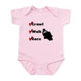 thumbnail image 1 of CafePress - Crawl Walk Race Body Suit - Baby Light Bodysuit, Size Newborn - 24 Months, 1 of 4