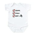thumbnail image 1 of CafePress - Crawl Walk Row Body Suit - Baby Light Bodysuit, Size Newborn - 24 Months, 1 of 4