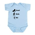thumbnail image 1 of CafePress - Crawl Walk Ski Body Suit - Baby Light Bodysuit, Size Newborn - 24 Months, 1 of 4