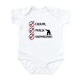 thumbnail image 1 of CafePress - Crawl Walk Snowboard Body Suit - Baby Light Bodysuit, Size Newborn - 24 Months, 1 of 4