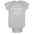 thumbnail image 1 of CafePress - Crawl Walk Softball - Cute Infant Bodysuit Baby Romper, 1 of 1