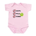 thumbnail image 1 of CafePress - Crawl Walk Tennis Body Suit - Baby Light Bodysuit, Size Newborn - 24 Months, 1 of 4