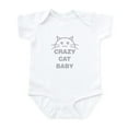 thumbnail image 1 of CafePress - Crazy Cat Baby Body Suit - Baby Light Bodysuit, Size Newborn - 24 Months, 1 of 4