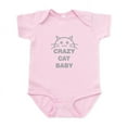 thumbnail image 1 of CafePress - Crazy Cat Baby Body Suit - Baby Light Bodysuit, Size Newborn - 24 Months, 1 of 4