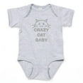 thumbnail image 1 of CafePress - Crazy Cat Baby - Cute Infant Bodysuit Baby Romper - Size Newborn - 24 Months, 1 of 3