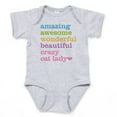 thumbnail image 1 of CafePress - Crazy Cat Lady - Cute Infant Bodysuit Baby Romper - Size Newborn - 24 Months, 1 of 3