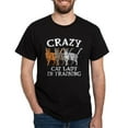thumbnail image 1 of CafePress - Crazy Cat Lady Dark T Shirt - Men's Classic Graphic Cotton T-Shirt, 1 of 4
