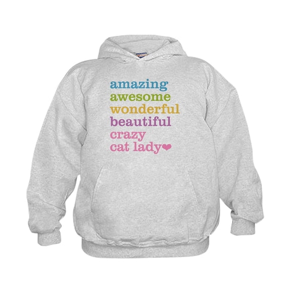 CafePress - Crazy Cat Lady - Kids Hooded Sweatshirt, Classic Hoodie