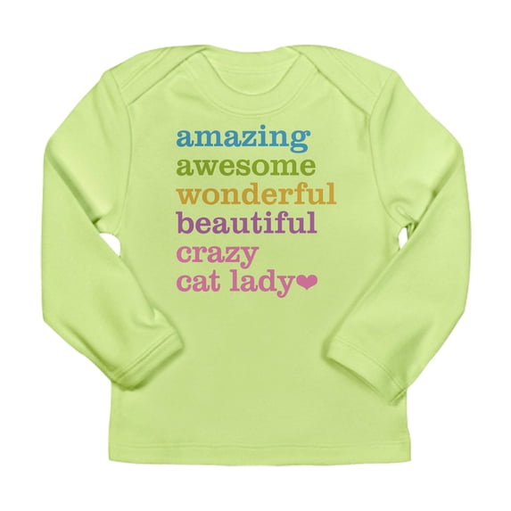 CafePress - Crazy Cat Lady Long Sleeve T Shirt - Long Sleeve Infant T-Shirt