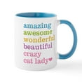 thumbnail image 1 of CafePress - Crazy Cat Lady Mugs - 11 oz Ceramic Mug - Novelty Coffee Tea Cup, 1 of 4