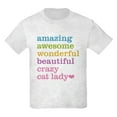 thumbnail image 1 of CafePress - Crazy Cat Lady T Shirt - Light T-Shirt Kids XS-XL, 1 of 4