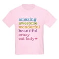 thumbnail image 1 of CafePress - Crazy Cat Lady T Shirt - Light T-Shirt Kids XS-XL, 1 of 4