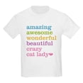 thumbnail image 1 of CafePress - Crazy Cat Lady T Shirt - Light T-Shirt Kids XS-XL, 1 of 4