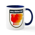 thumbnail image 1 of CafePress - Crazy Chicken Lady - 11 oz Ceramic Mug - Novelty Coffee Tea Cup, 1 of 4