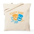 thumbnail image 1 of CafePress - Crazy DRAMA Lady Tote Bag - Unisex Canvas Tote Bag, Beige, 1-Piece, 1 of 6
