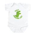 thumbnail image 1 of CafePress - Crazy Dinosaur Lady Body Suit - Baby Light Bodysuit, Size Newborn - 24 Months, 1 of 4