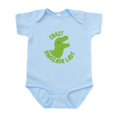 thumbnail image 1 of CafePress - Crazy Dinosaur Lady Body Suit - Baby Light Bodysuit, Size Newborn - 24 Months, 1 of 4