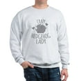 thumbnail image 1 of CafePress - Crazy Hedgehog Lady Jumper - Crew Neck Sweatshirt, 1 of 4